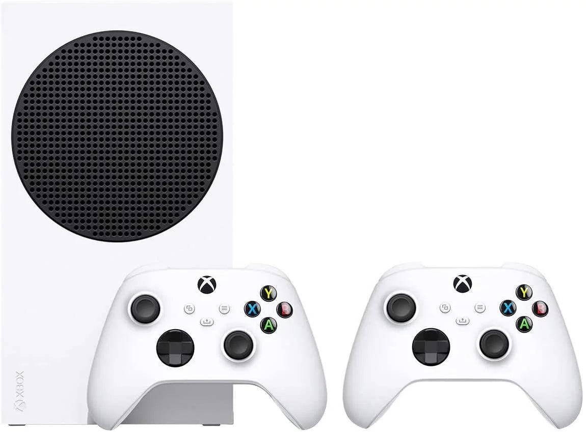 White 512GB Digital Gaming Console with Extra Controller F8664