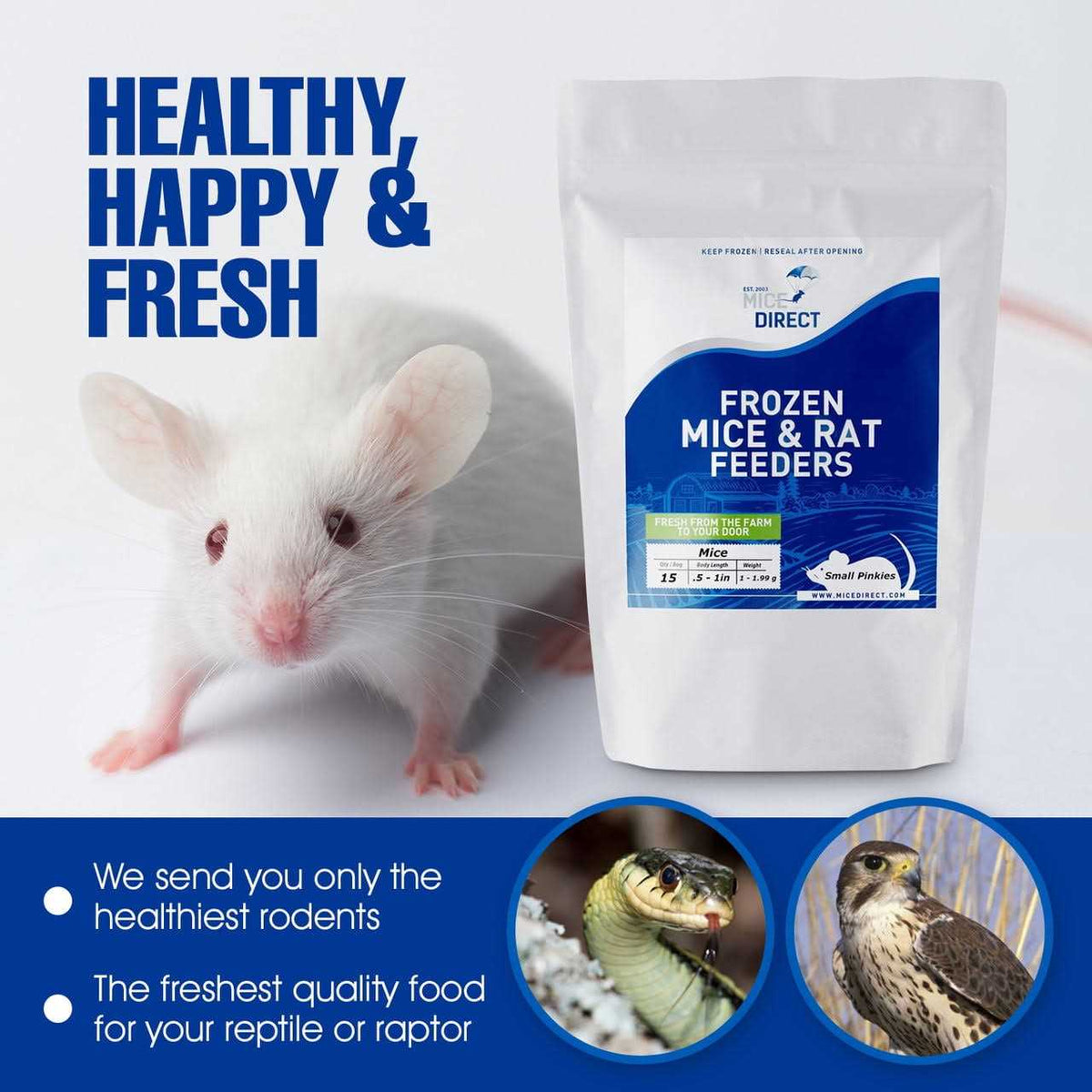 Frozen Mice Feeders Combo Pack, 150 Count Q5893