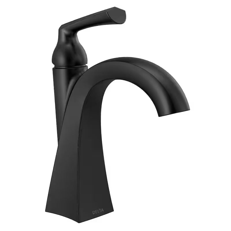 Single Hole Single-Handle Bathroom Faucet in Matte Black X9259