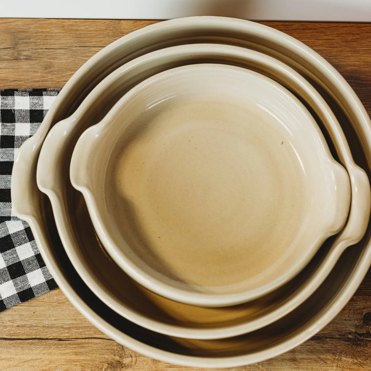 Handmade Stoneware Cornbread Pan Z7837