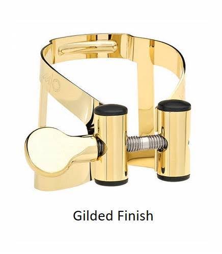 Tenor Sax Ligature & Plastic Cap Pink Gold U47669
