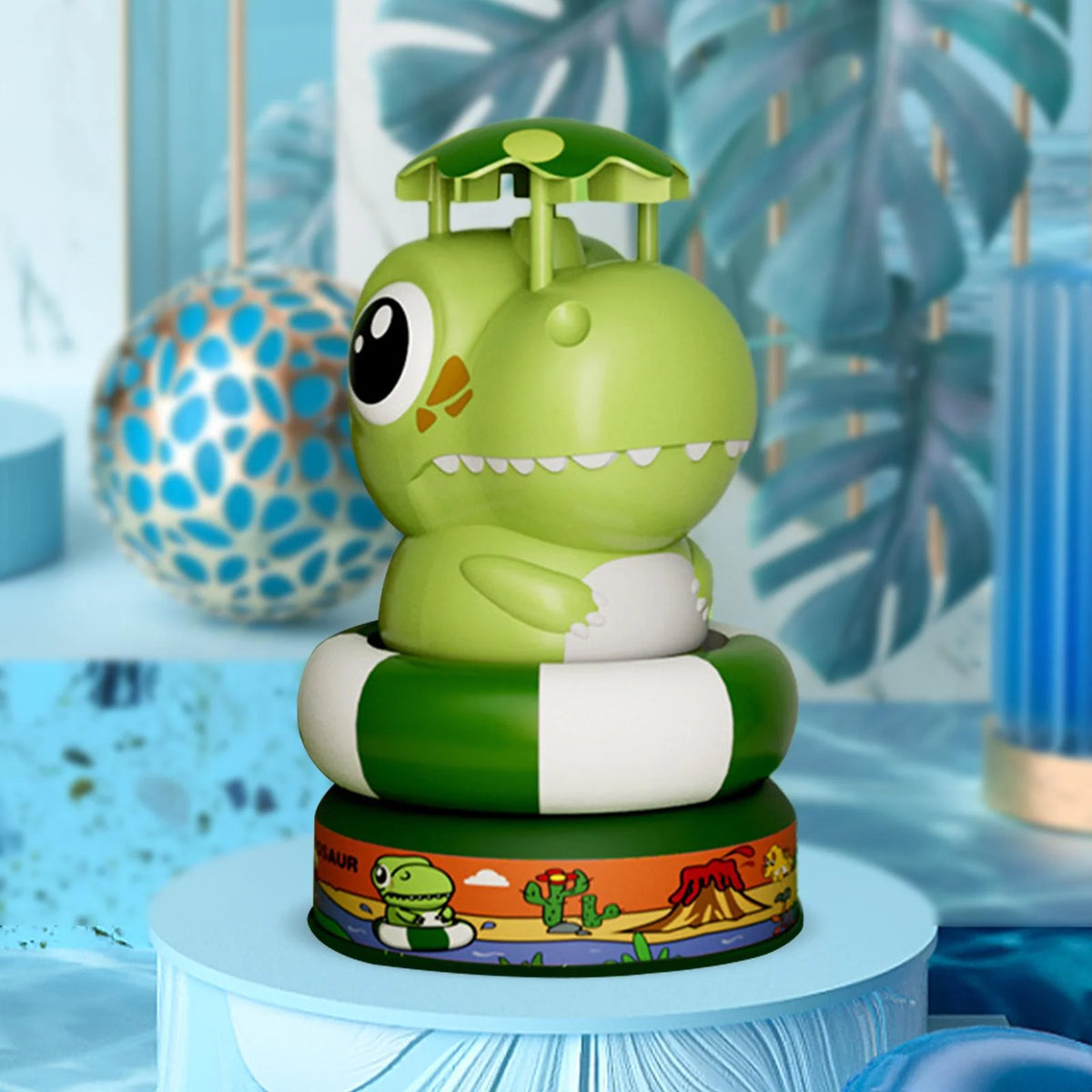 Green Dinosaur 360 Degree Rotating Sprinkler Toy P227623