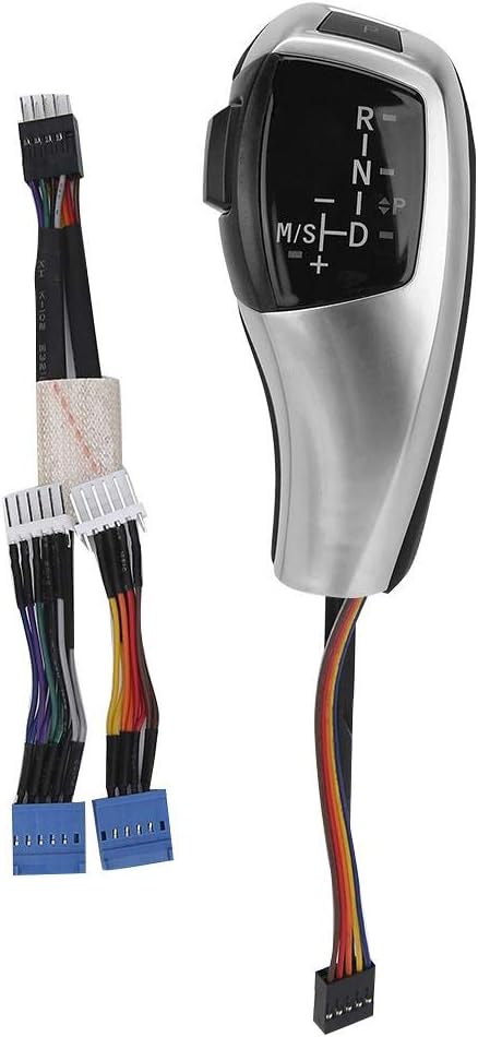 Silver LED Gear Shift Knob Retrofit Kit Pack of 2 S73980