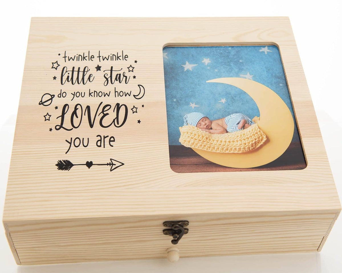Baby Keepsake Box with Milestone Cards, Pack of 2 X1554