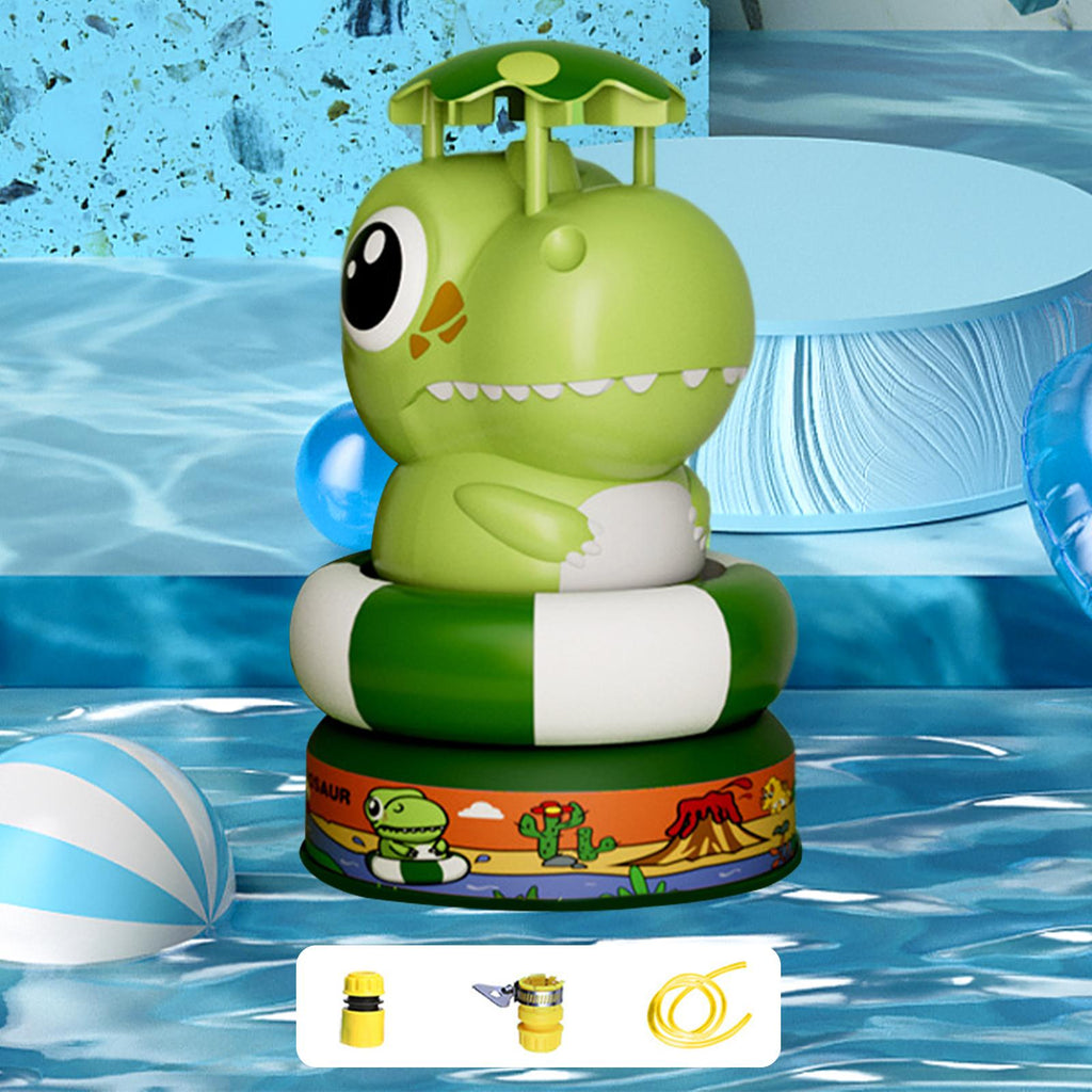 Green Dinosaur 360 Degree Rotating Sprinkler Toy P227623