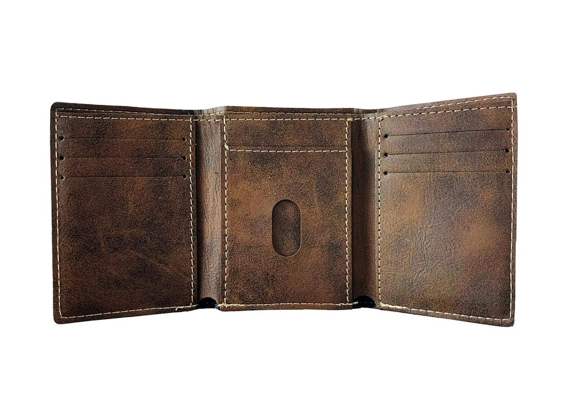 Rustic Leather Wallet B2257