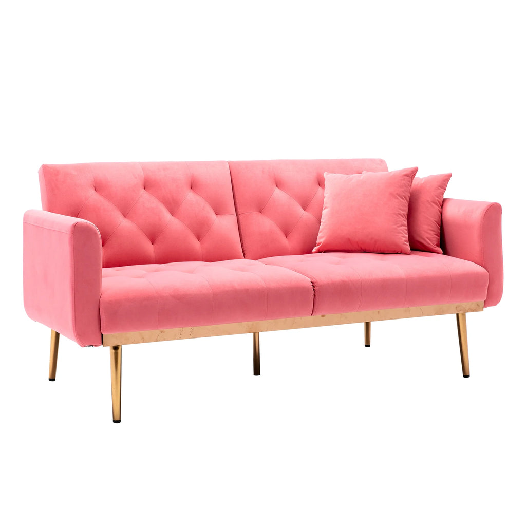 Velvet Sofa with Metal Feet N13192
