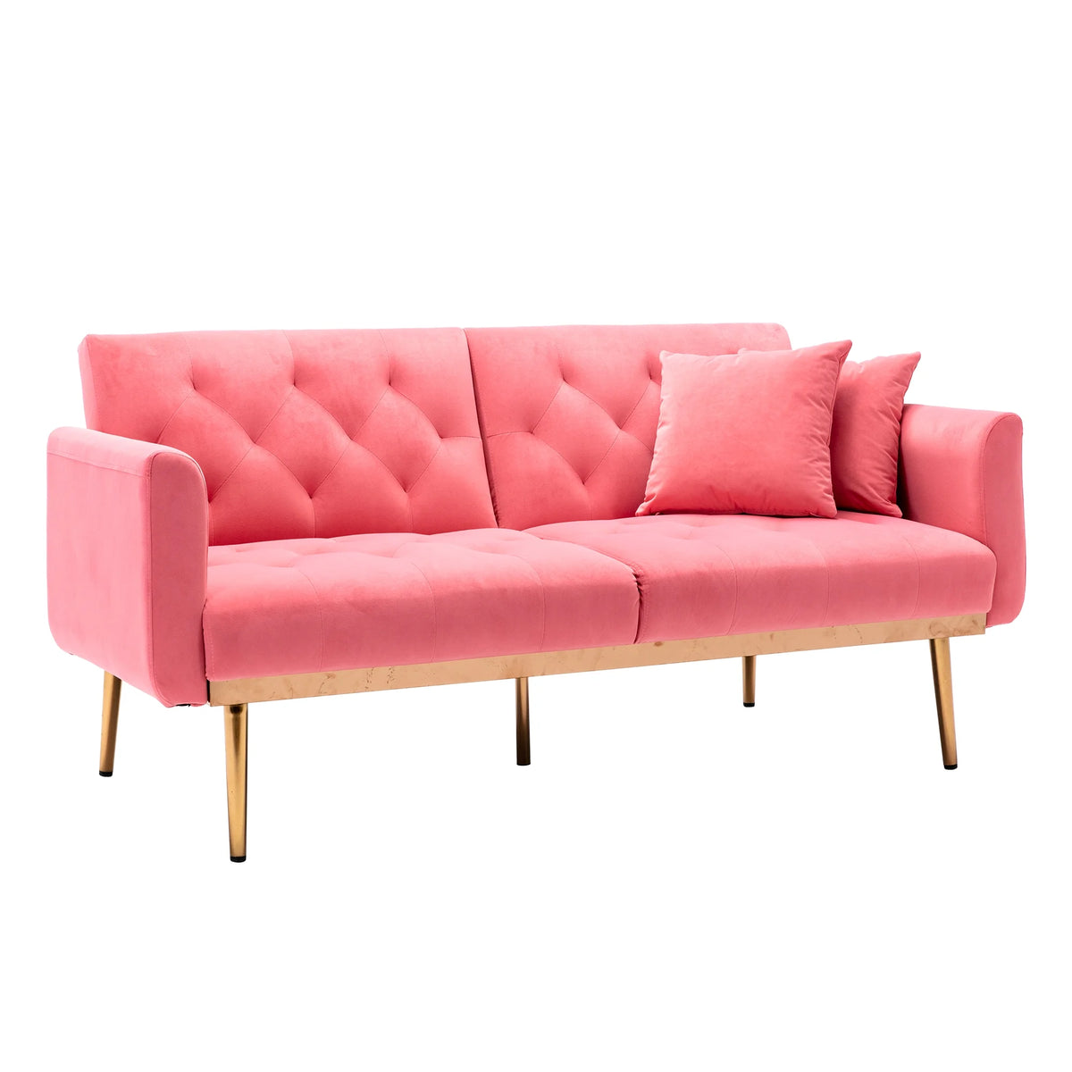 Velvet Sofa with Metal Feet N13192