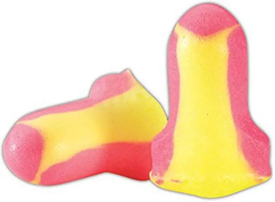 Disposable Uncorded Foam Earplugs, One Size, Pink/Yellow (Pack of 200) Z180882