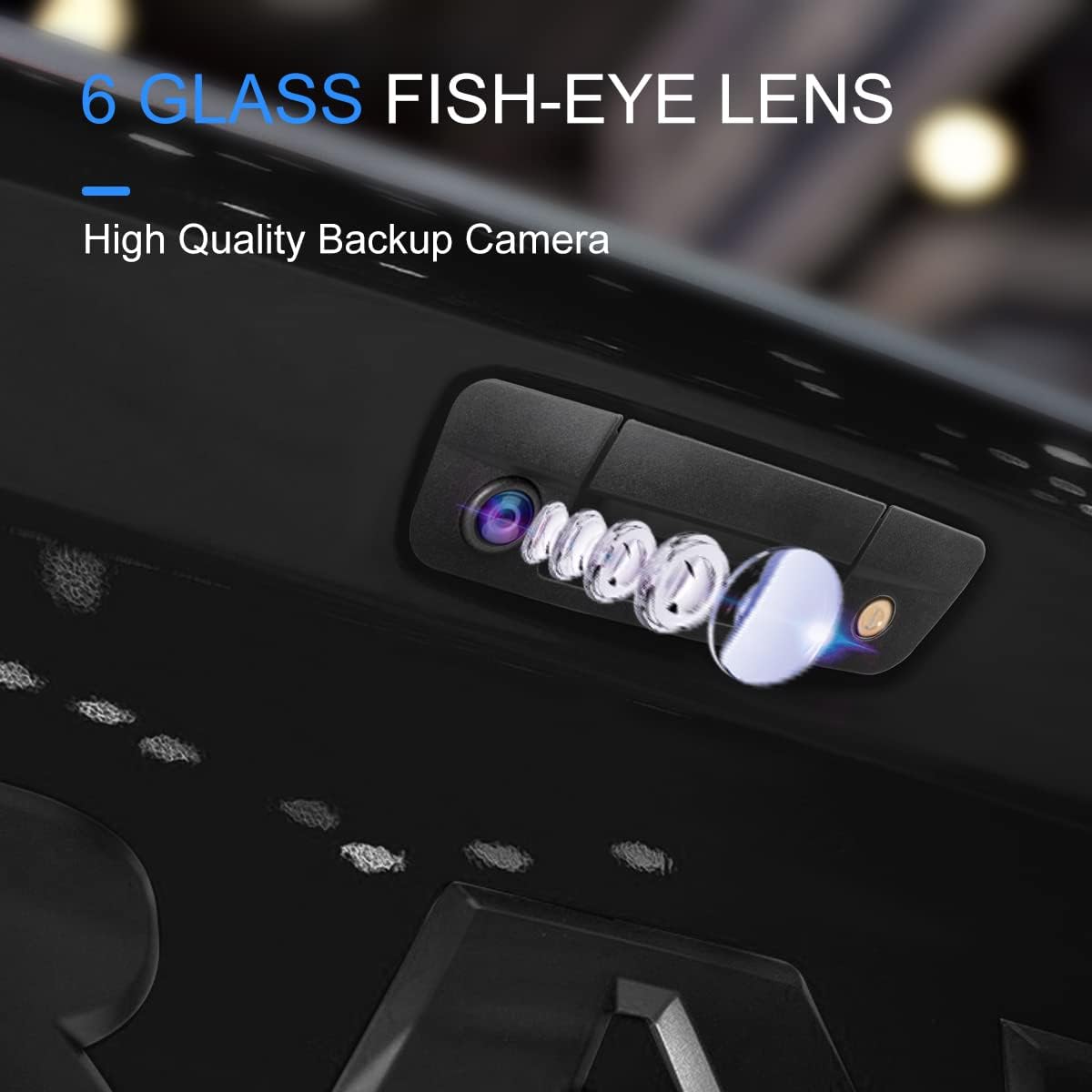 Tailgate Handle Backup Camera for Dodge Ram Pack of 2 U291