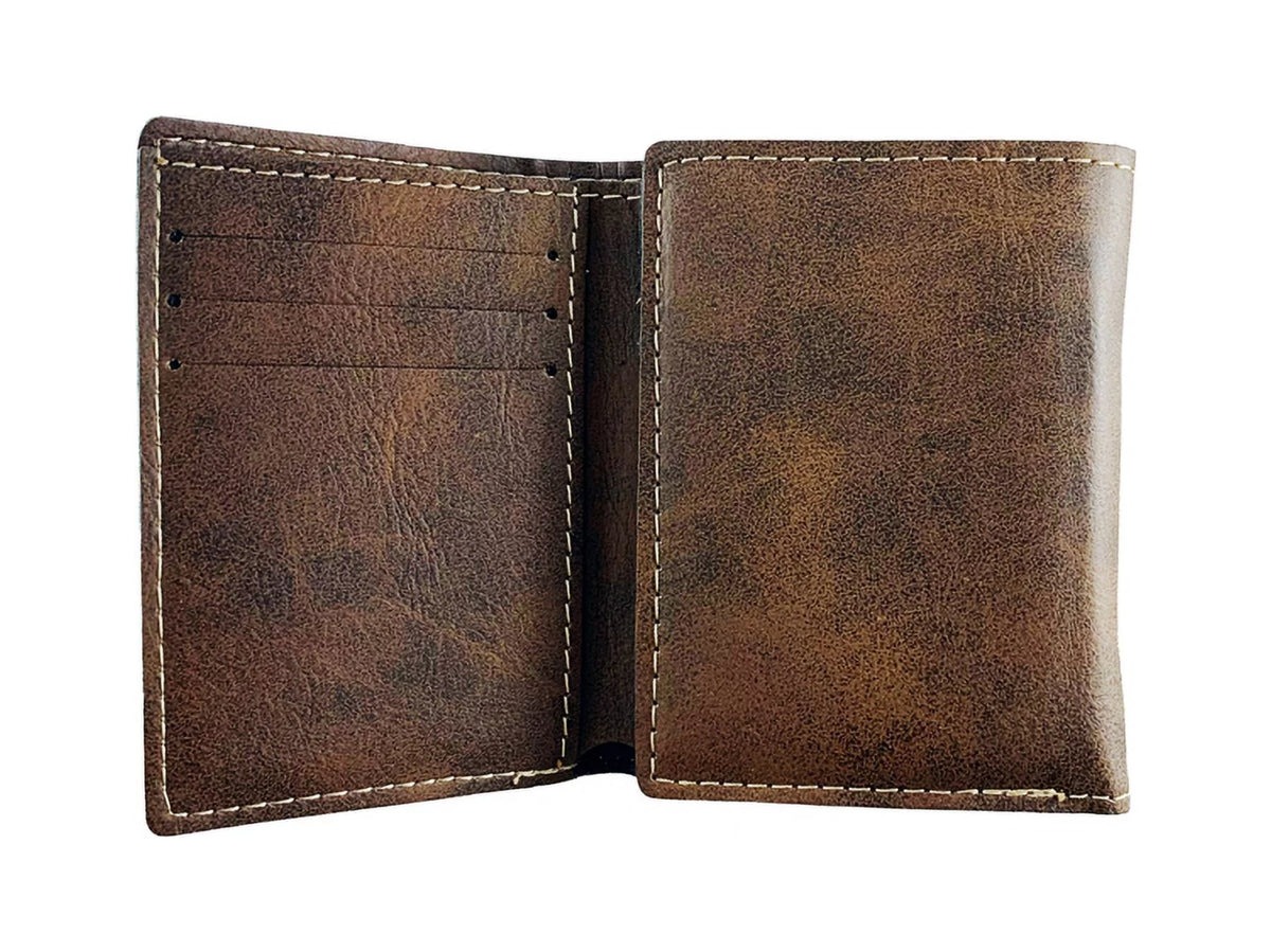 Rustic Leather Wallet B2257