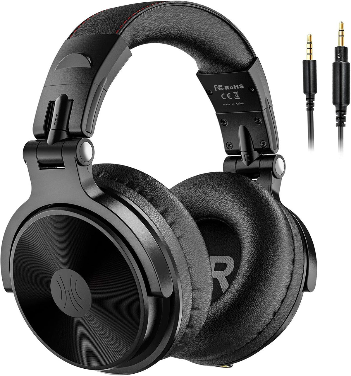 Pack of 2 Foldable Bluetooth Over Ear Headphones with 50mm Neodymium Drivers F17375