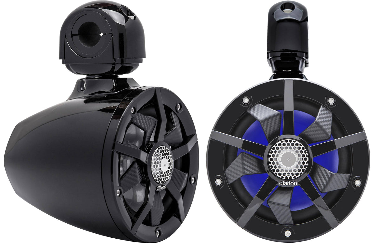 Black 2-Way Marine Tower Speakers G6421