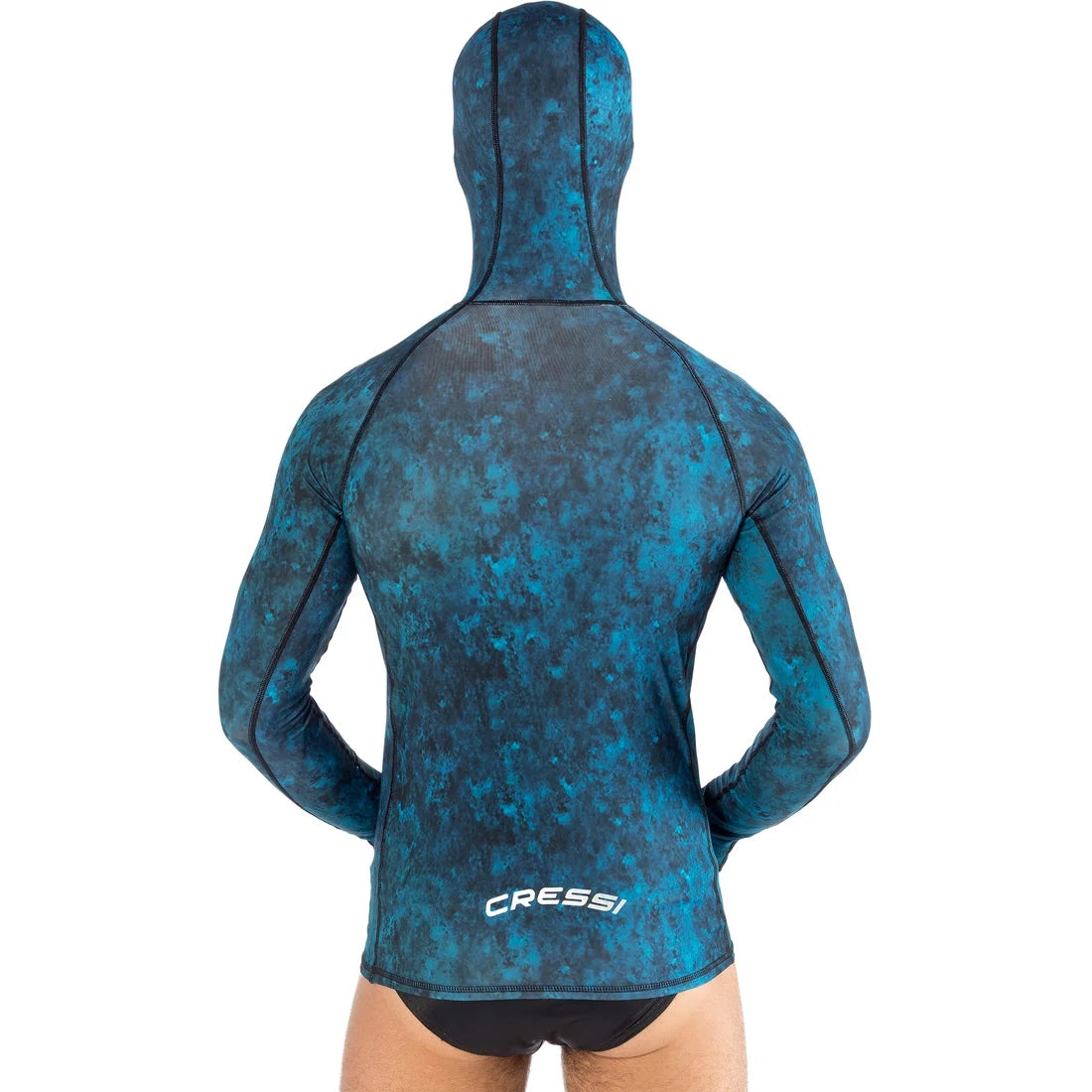 3X-Large Blue Hooded Rashguard J8754