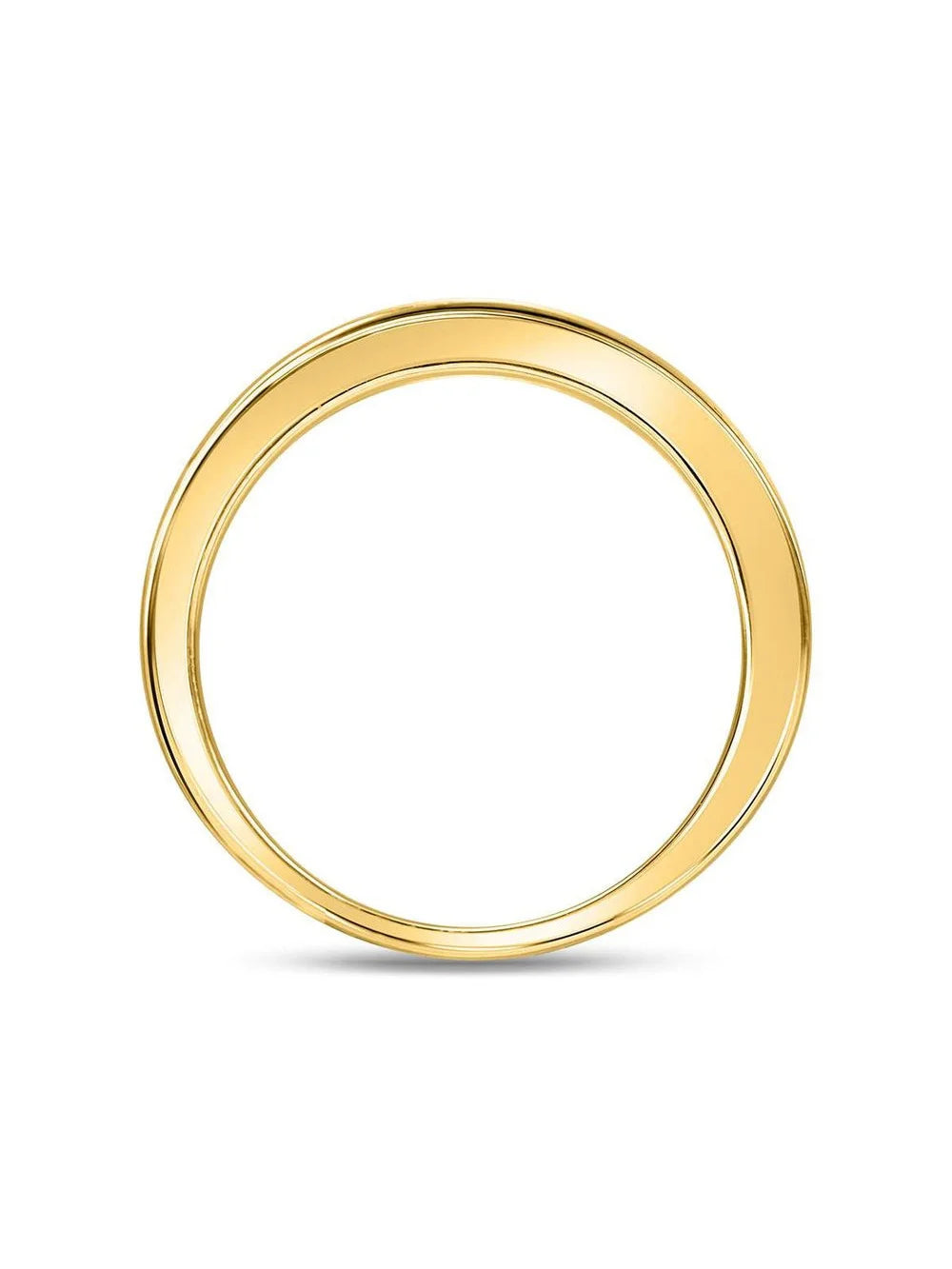 14K Yellow Gold Diamond Wedding Band Ring K6944
