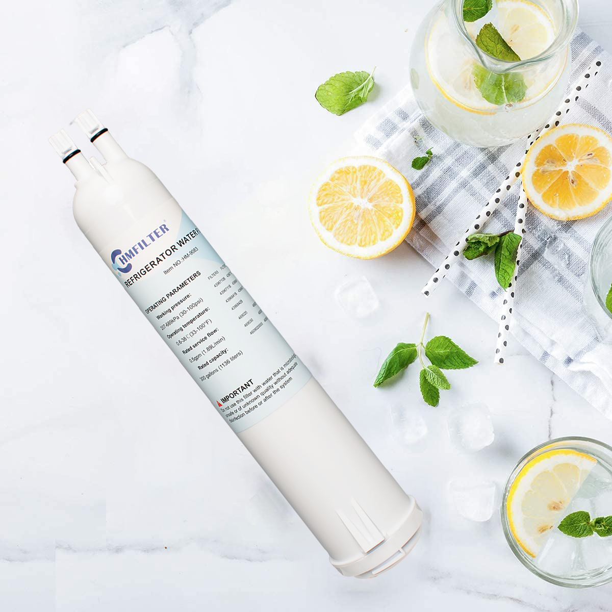 3 Packs Refrigerator Water Filter T3696