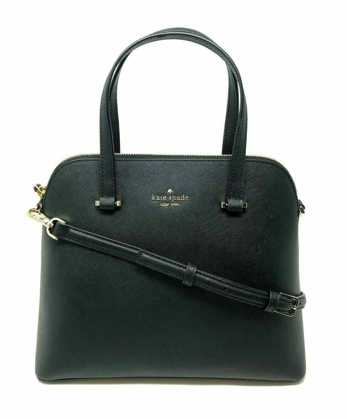 Black Medium Dome Satchel X3728