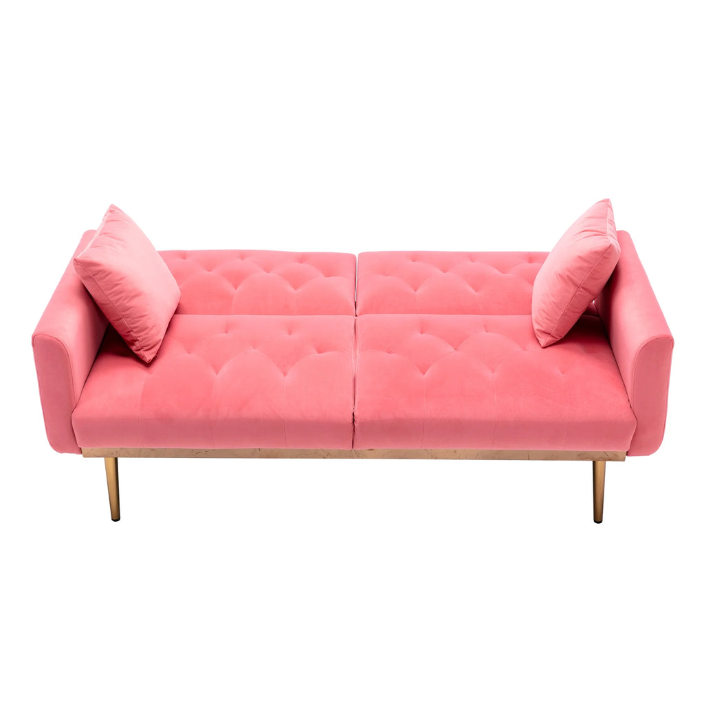 Velvet Sofa with Metal Feet N13192