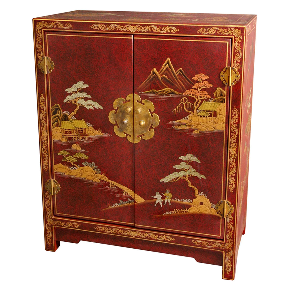 Red Lacquer Cabinet T617