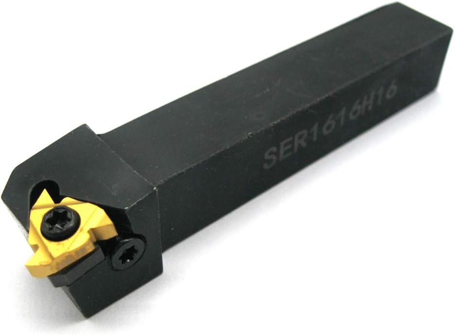 10PCS 16ER AG60 Indexable Carbide Threading Insert Blade with External Threading Turning Tool Holder Z6562