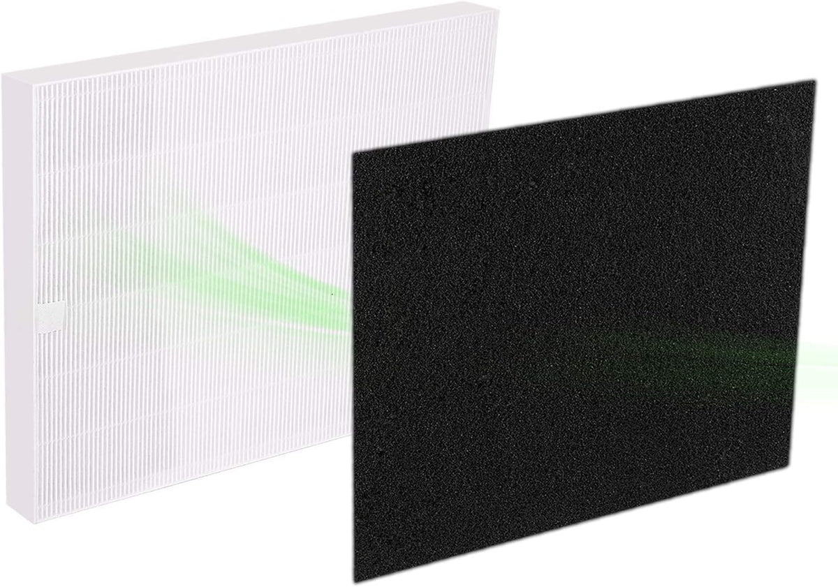 True HEPA Replacement Filter with 2 Carbon Filters Pack of 2 A1363