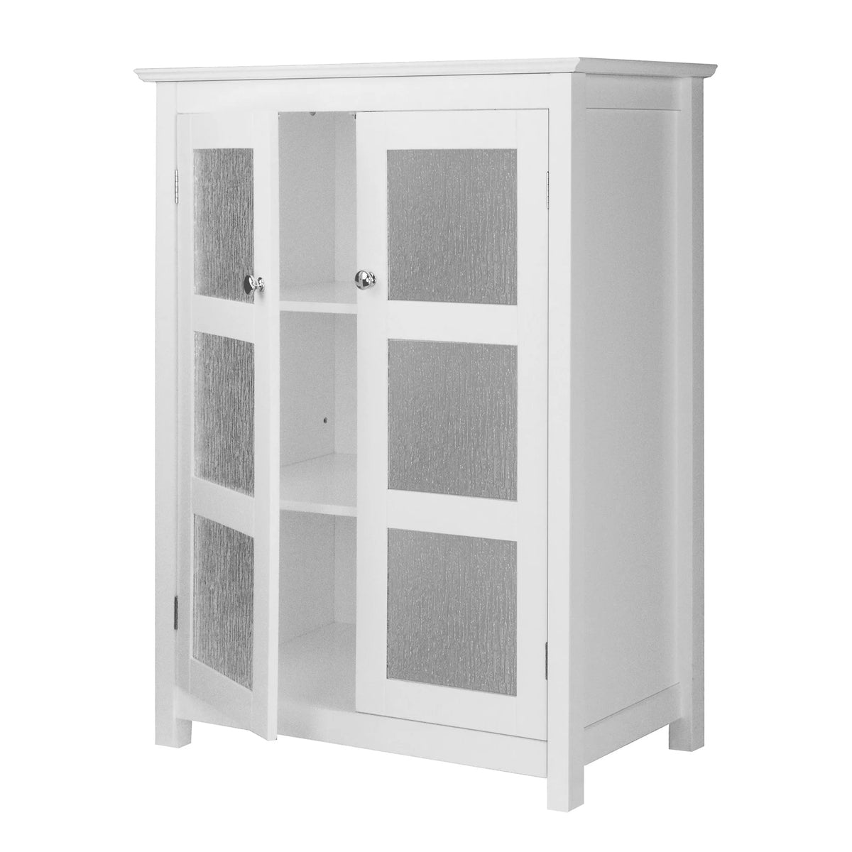 White Bathroom Floor Cabinet V287