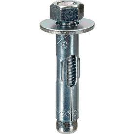 1/4x2-3/4 Round Head Steel Zinc Sleeve Anchor, Pkg of 100 F99199