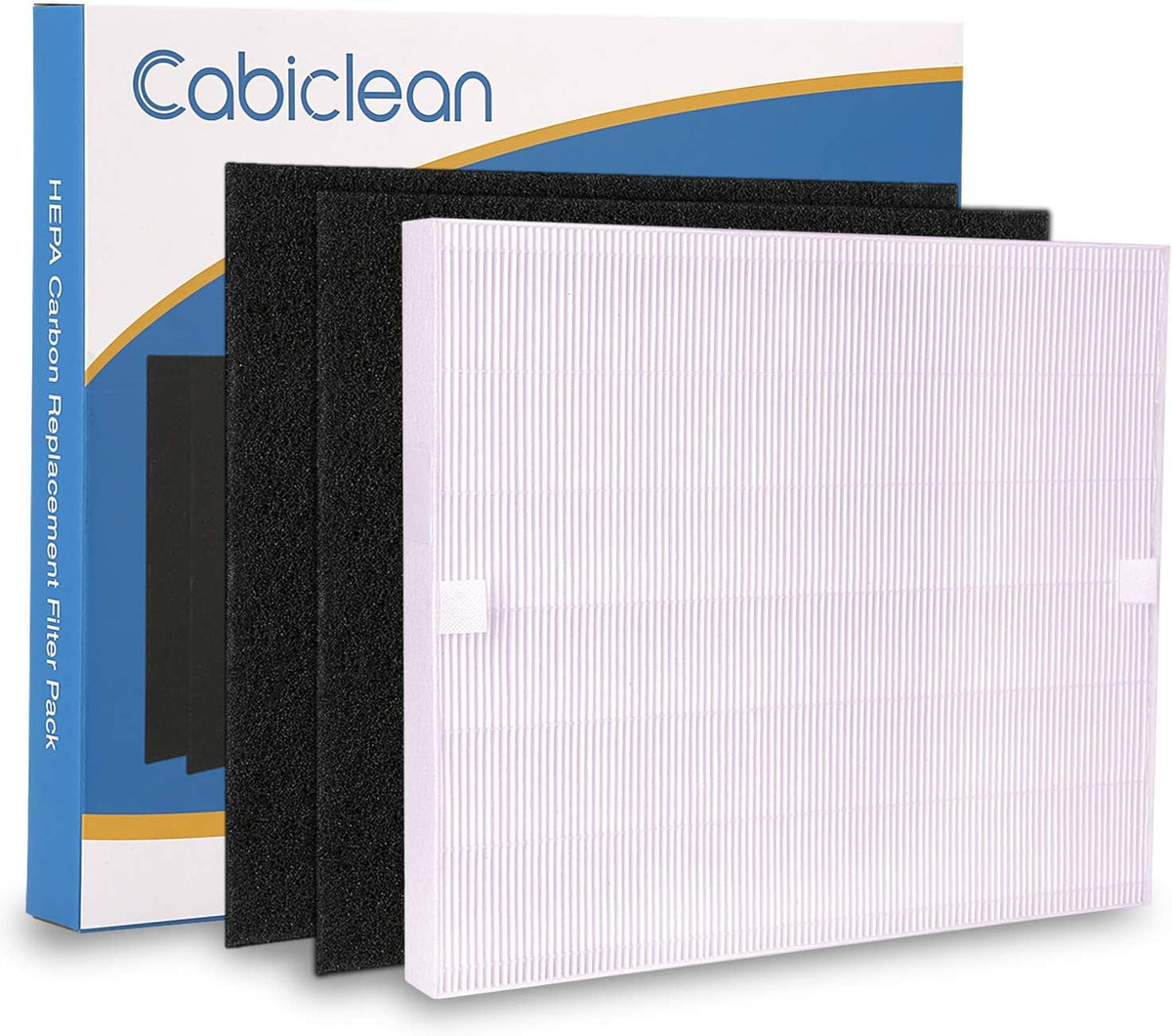 True HEPA Replacement Filter with 2 Carbon Filters Pack of 2 A1363