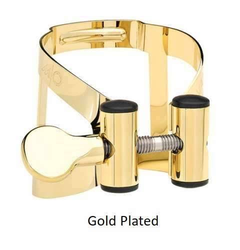 Tenor Sax Ligature & Plastic Cap Pink Gold U47669