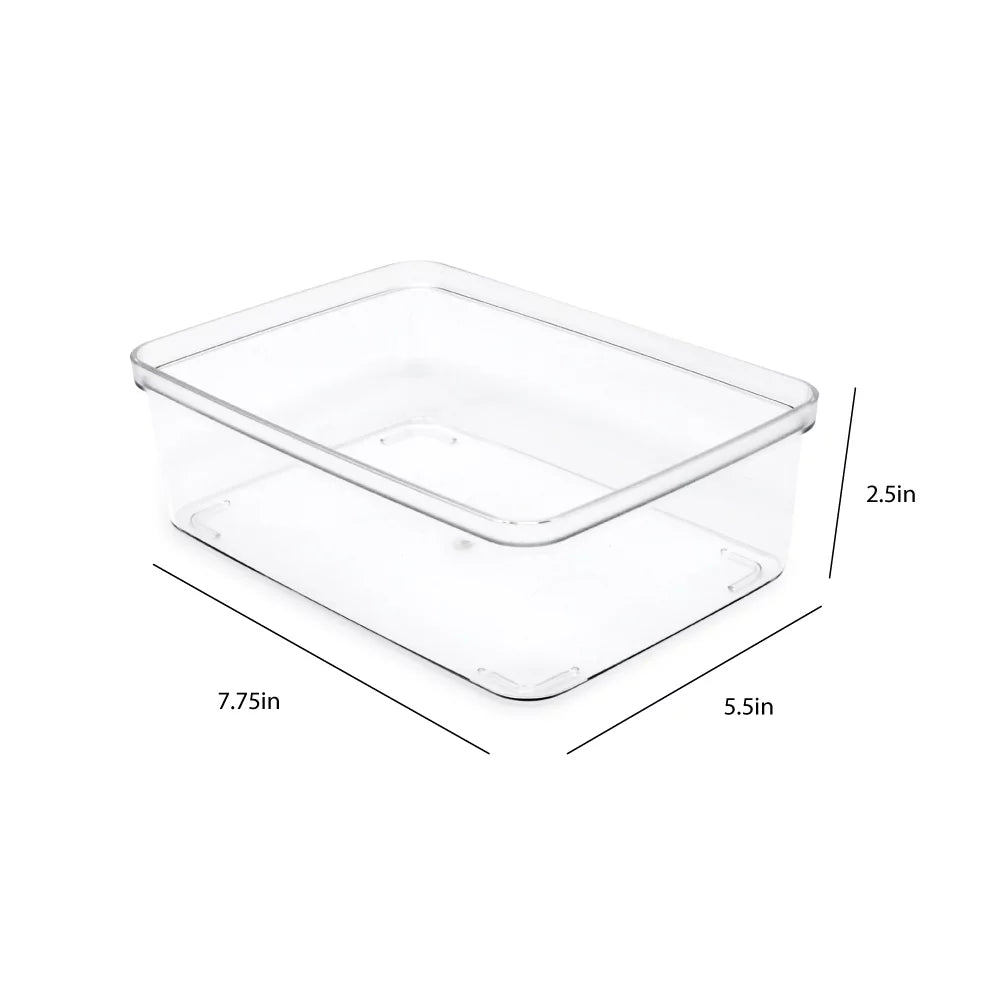 5-Pack Clear Plastic Storage Bins U68247