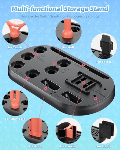 Switch 2 Sports Accessories Bundle with Organizer Station A7782