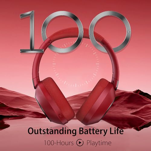 Active Noise Cancelling Wireless Bluetooth Over Ear Headphones with Mic R34222