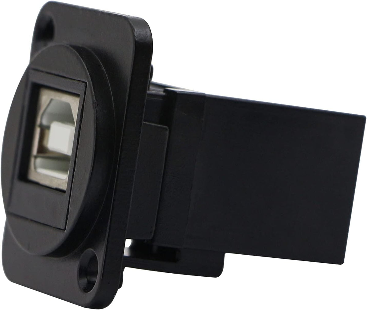 USB 2.0 Type-B Female to Female Panel Mount Connector with Screws F949111