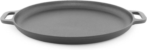 14" Pre-Seasoned Black Cast-Iron Griddle Pizza Pan T862870