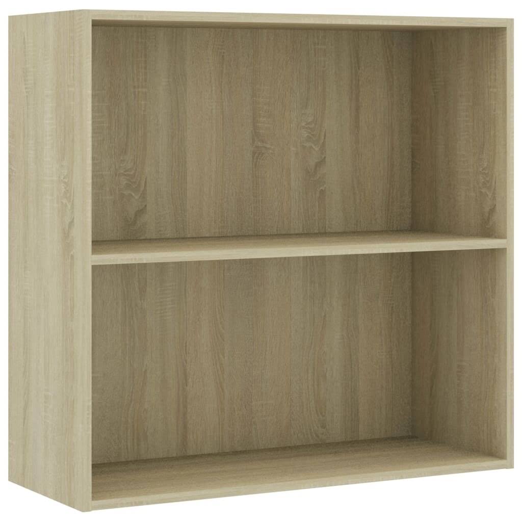 2-Tier Book Cabinet Sonoma Oak Chipboard K309435