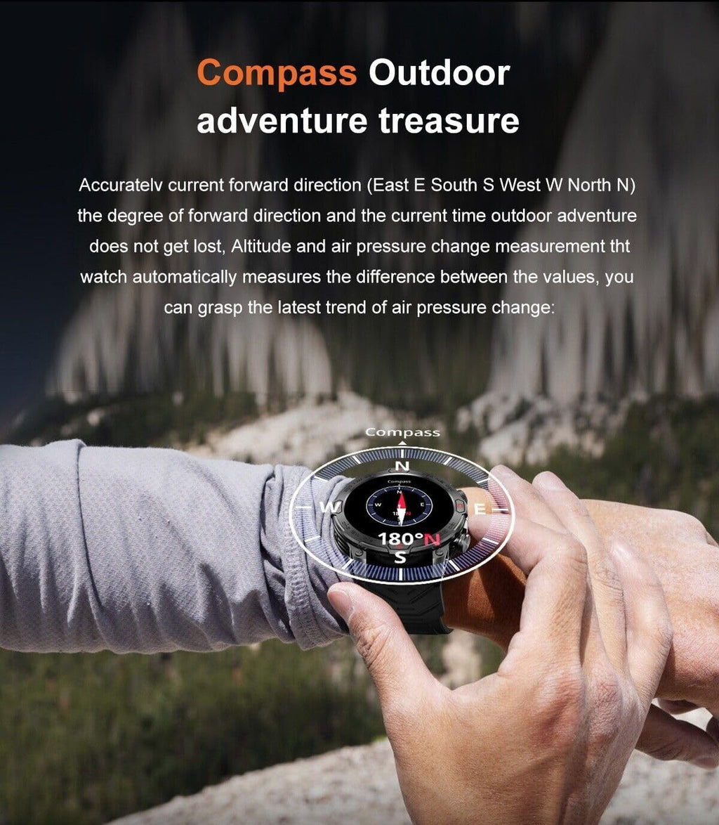1.43" AMOLED Display Smart Watch with Compass C6104