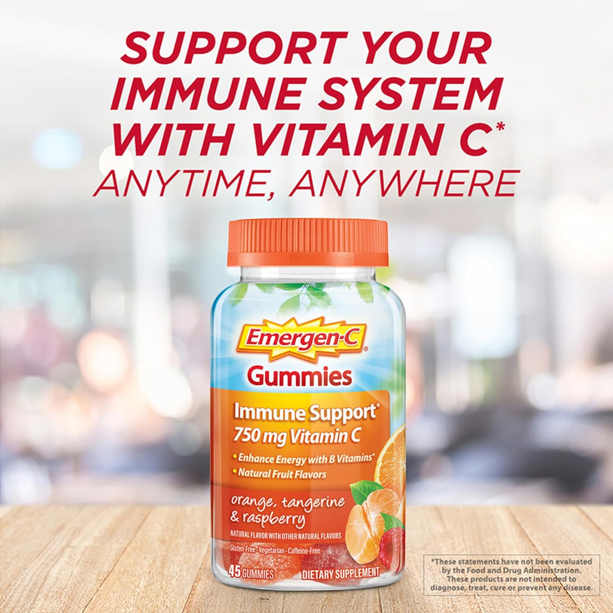 750mg Vitamin C Gummies, 45 Count U958272