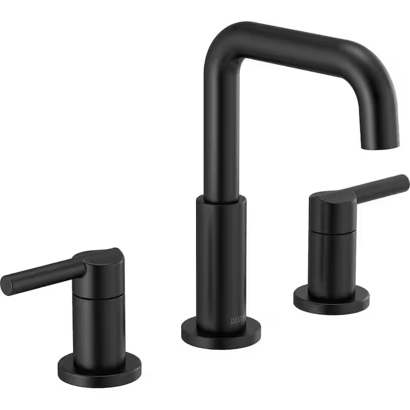 8 in. Widespread 2-Handle Bathroom Faucet Matte Black V747485