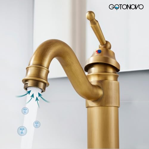 Brushed Nickel Single Handle Brass Bathroom Faucet with Pop Up Drain B4746