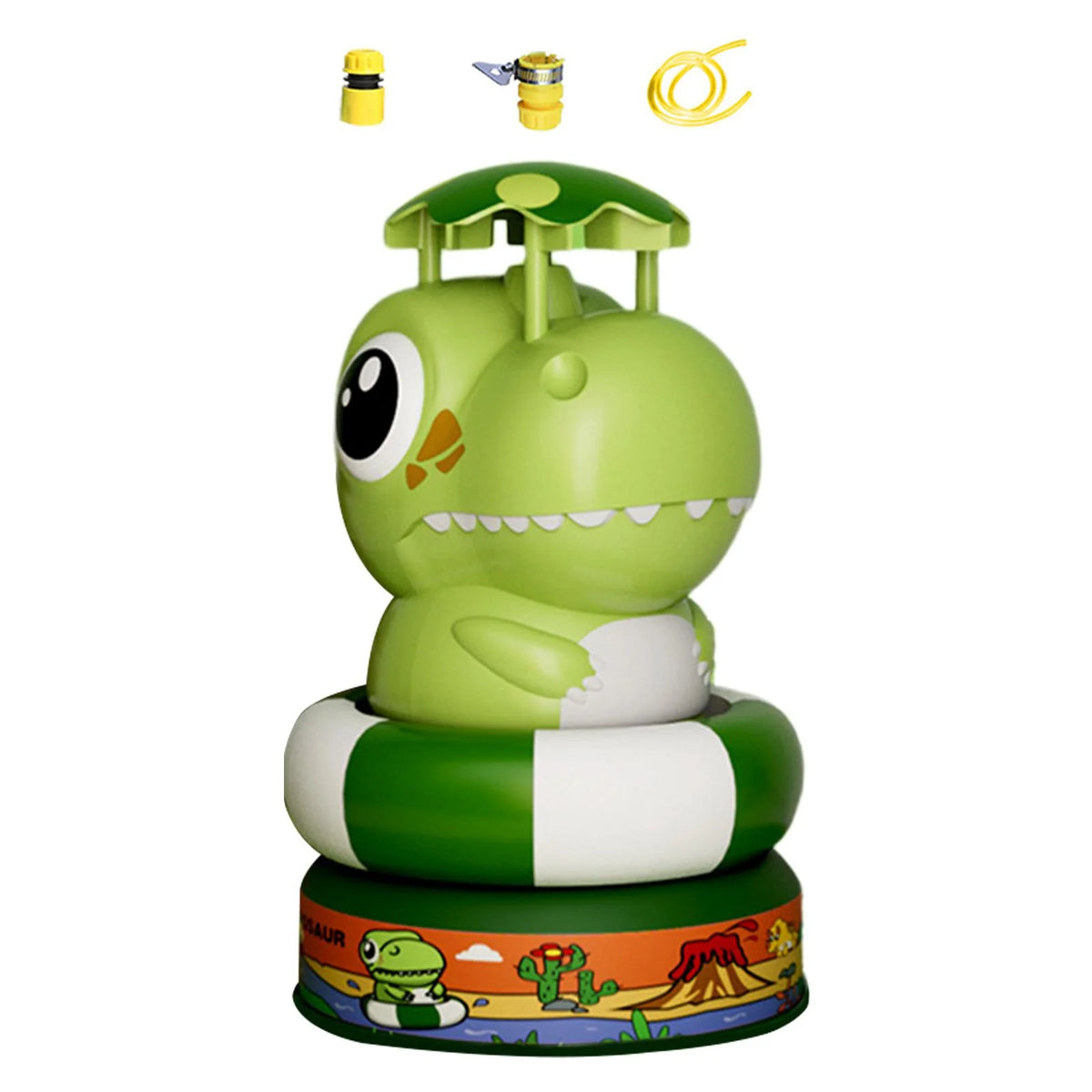 Green Dinosaur 360 Degree Rotating Sprinkler Toy P227623