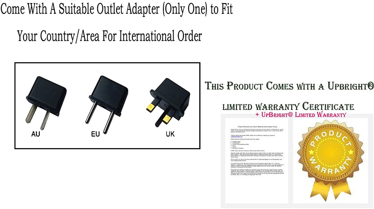 Exercise Bike Power Supply Cord Charger O19547