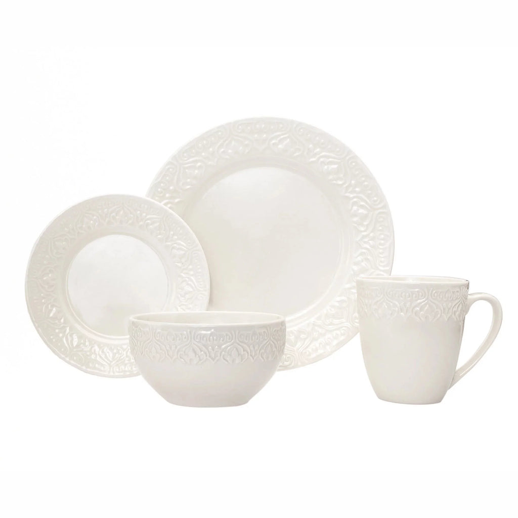Porcelain 16 Piece Dinnerware Set O42670