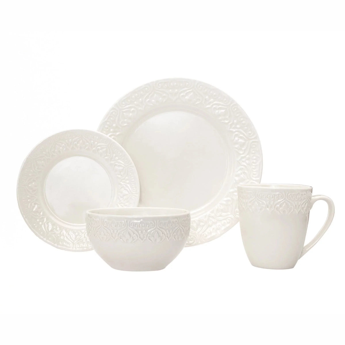 Porcelain 16 Piece Dinnerware Set O42670