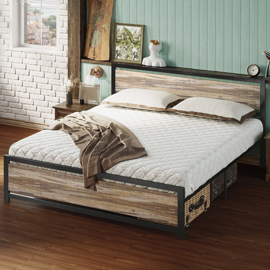 Queen Bed Frame with Headboard O123