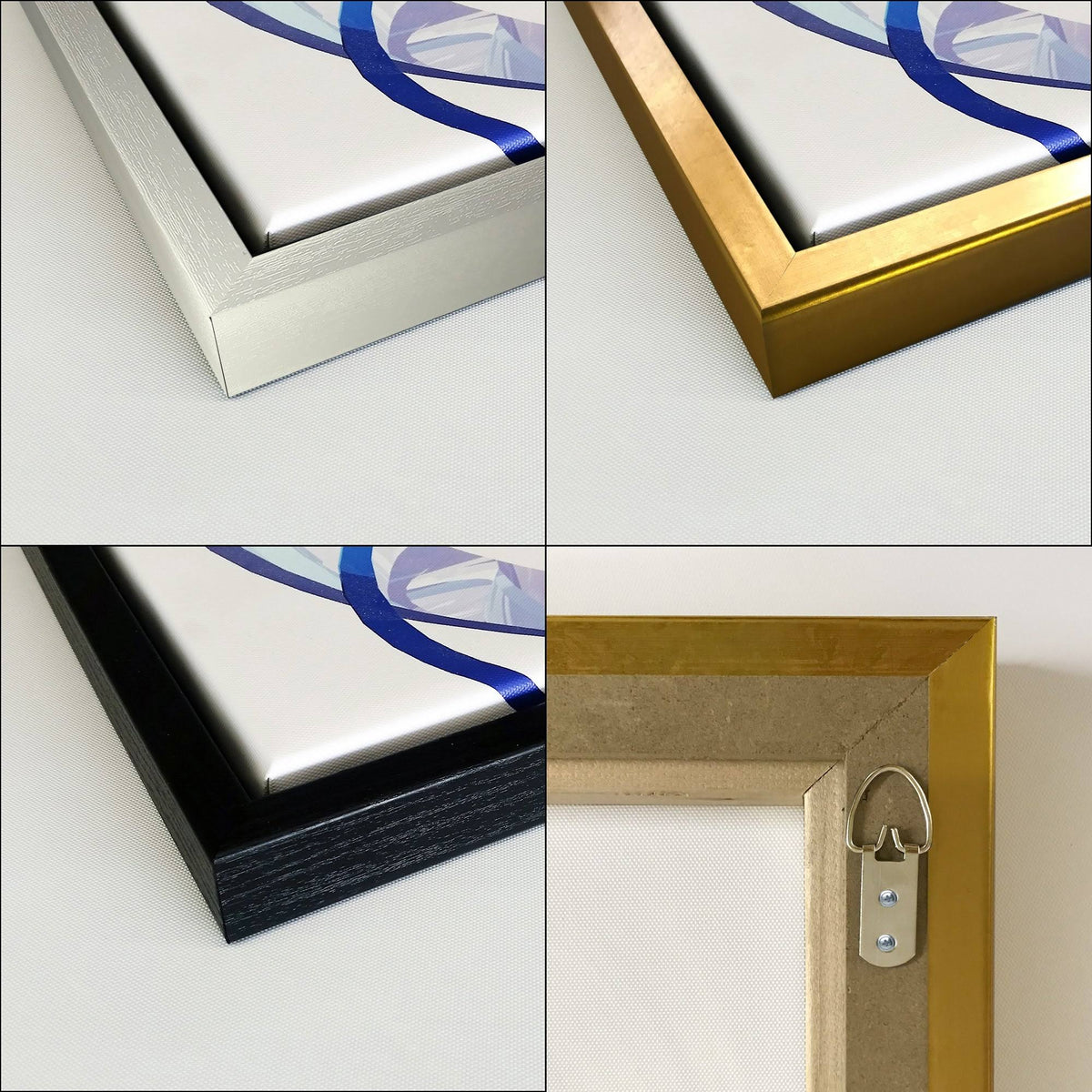 White Framed Canvas X671534