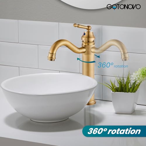 Brushed Nickel Single Handle Brass Bathroom Faucet with Pop Up Drain B4746