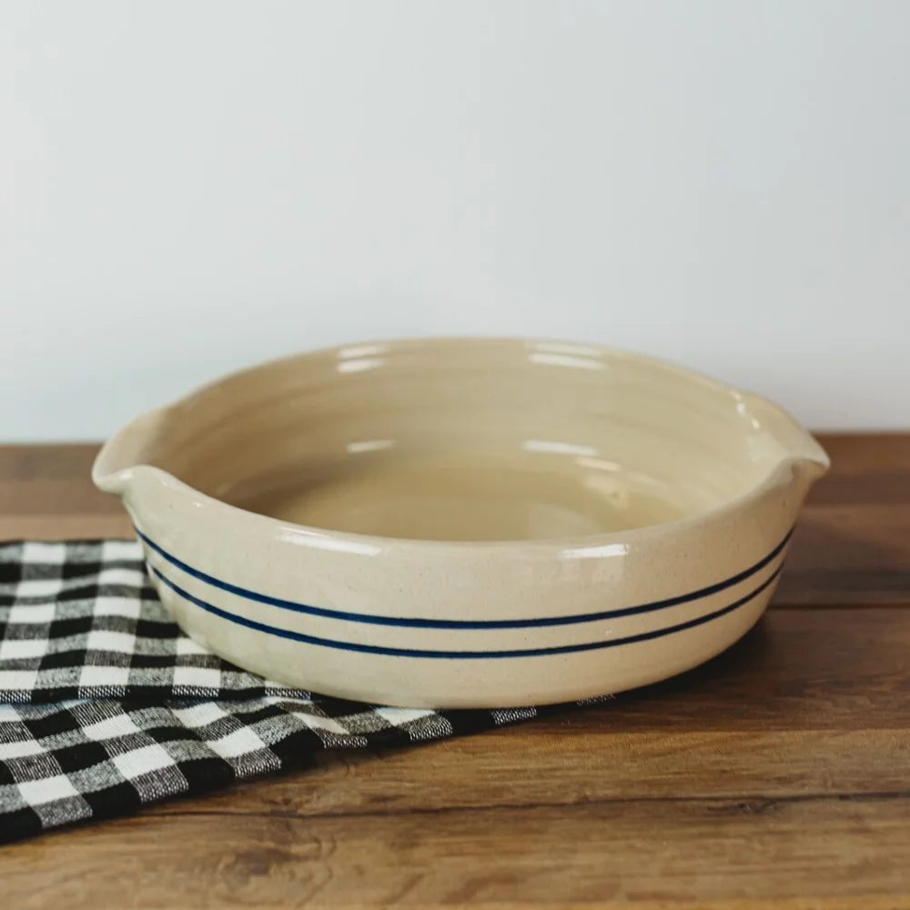 Handmade Stoneware Cornbread Pan Z7837