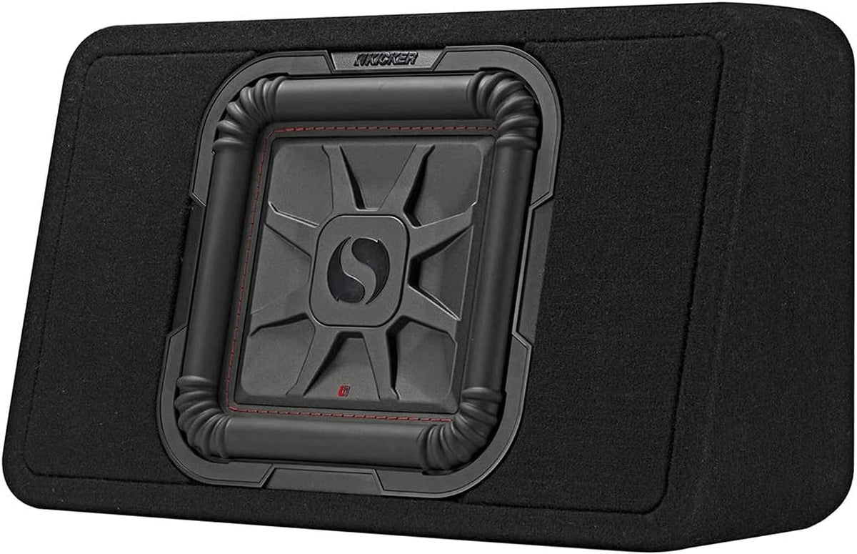 10 Inch 2 Ohm 500 Watt RMS Subwoofer Enclosure, Black C39226
