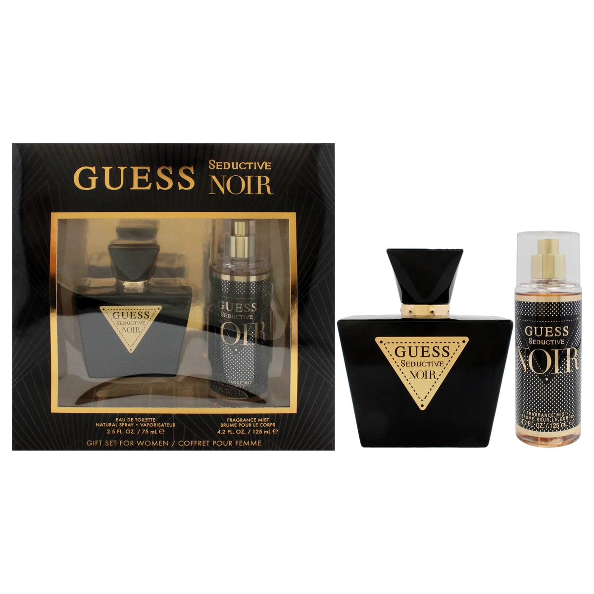 2 Pc Gift Set 2.5 oz EDT Spray 4.2 oz Fragrance Mist U507276