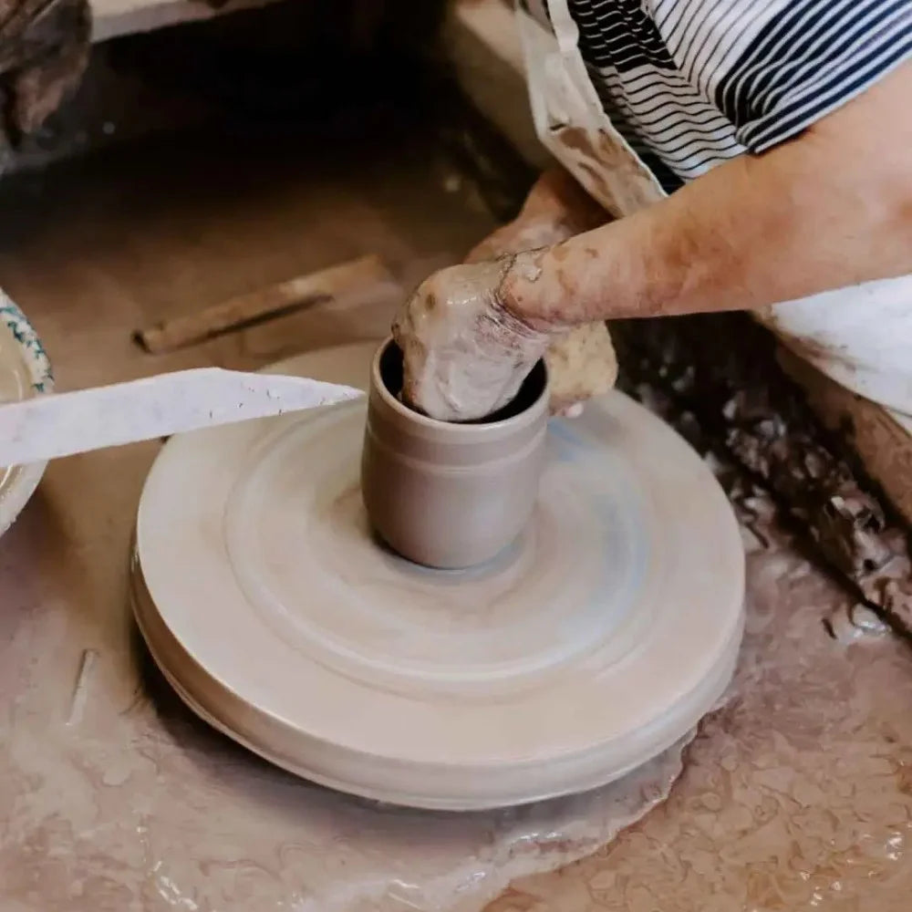 Handmade Stoneware Cornbread Pan Z7837
